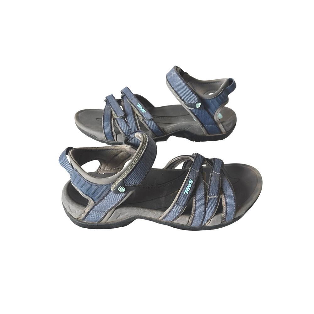 Teva Tirra 4266 Sport Hiking Sandals Women’s 7.5 Blue/Gray Hiking Beach Travel